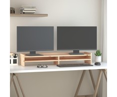 Laikiklis Monitoriaus stovas, 100x24x16cm, pušies medienos masyvas