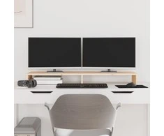 Laikiklis Monitoriaus stovas, 100x27x10cm, pušies medienos masyvas