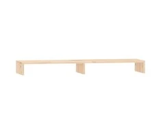Laikiklis Monitoriaus stovas, 100x27x10cm, pušies medienos masyvas
