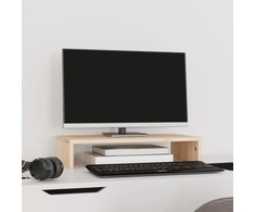 Laikiklis Monitoriaus stovas, 50x27x10cm, pušies medienos masyvas
