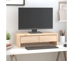 Laikiklis Monitoriaus stovas, 50x27x15cm, pušies medienos masyvas