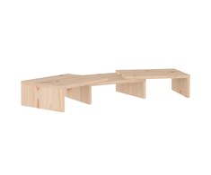 Monitoriaus stovas, 60x24x10,5cm, pušies medienos masyvas
