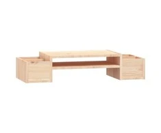 Laikiklis Monitoriaus stovas, 70x27,5x15cm, pušies medienos masyvas