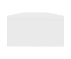 Laikiklis Monitoriaus stovas, baltos spalvos, 100x24x13 cm, MDP