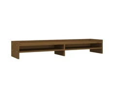 Laikiklis Monitoriaus stovas, medaus rudas, 100x24x16cm, pušies masyvas