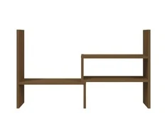 Laikiklis Monitoriaus stovas, medaus rudas, (39–72)x17x43cm, pušis