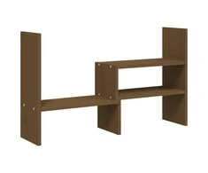 Laikiklis Monitoriaus stovas, medaus rudas, (39–72)x17x43cm, pušis