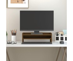 Laikiklis Monitoriaus stovas, medaus rudas, 50x24x16cm, pušies masyvas