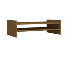 Laikiklis Monitoriaus stovas, medaus rudas, 50x27x15cm, pušies masyvas
