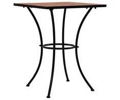 Mozaikinis bistro staliukas, terakotos, 60cm, keramika