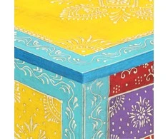 Naktinė spintelė, 40x30x50cm, mango masyvas, dažyta rankomis