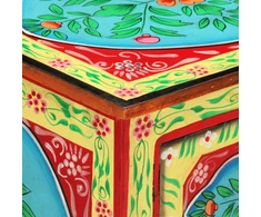 Naktinė spintelė, 40x30x50cm, mango masyvas, dažyta rankomis