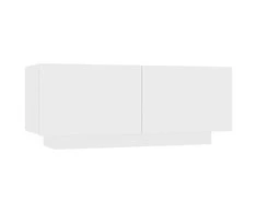 Naktinė spintelė, baltos spalvos, 100x35x40cm, MDP