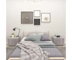 Naktinė spintelė, betono pilkos spalvos, 100x35x40cm, MDP