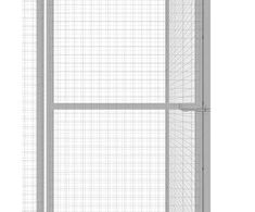 Narvas katėms, 6x3x2,5m, galvanizuotas plienas