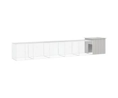 Narvas viščiukams, pilkas, 600x91x100cm, galvanizuotas plienas