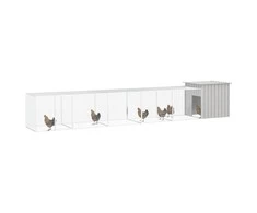 Narvas viščiukams, pilkas, 600x91x100cm, galvanizuotas plienas