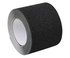 Neslystanti juosta, juodos spalvos, 0,1x10m, PVC