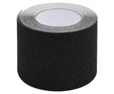 Neslystanti juosta, juodos spalvos, 0,1x10m, PVC
