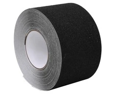 Neslystanti juosta, juodos spalvos, 0,1x20m, PVC