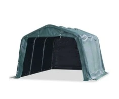 Nuimama palapinė gyvuliams, tamsiai žalia, 3,3x4,8m, PVC