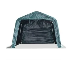 Nuimama palapinė gyvuliams, tamsiai žalia, 3,3x4,8m, PVC