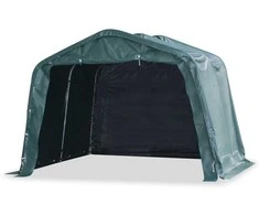 Nuimama palapinė gyvuliams, žalia, 3,3x3,2m, PVC, 550g/m²