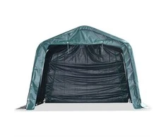 Nuimama palapinė gyvuliams, žalia, 3,3x3,2m, PVC, 550g/m²