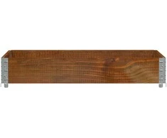 Padėklų apvadas, rudas, 120x80cm, pušies medienos masyvas