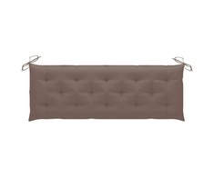 Sodo suoliuko pagalvėlė, taupe spalvos, 150x50x7cm, audinys