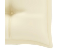 Sodo suoliuko pagalvėlė, kreminė, 100x(50+50)x7cm, audinys