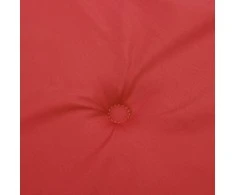 Sodo suoliuko pagalvėlė, raudonos spalvos, 100x50x3cm, audinys