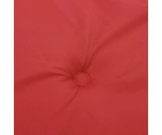 Sodo suoliuko pagalvėlė, raudonos spalvos, 120x50x3cm, audinys