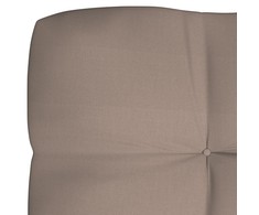 Paletės pagalvėlė, taupe spalvos, 120x40x12cm, audinys