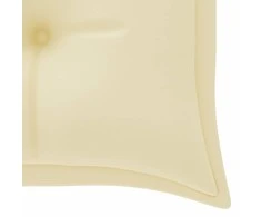 Sodo suoliuko pagalvėlė, kreminė, 150x(50+50)x7cm, audinys