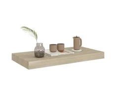 Pakabinama sieninė lentyna, ąžuolo spalvos, 50x23x3,8cm, MDF