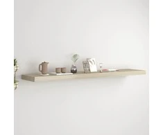 Pakabinama sieninė lentyna, ąžuolo spalvos, 120x23,5x3,8cm, MDF