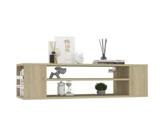 TV staliukas Pakabinama TV spintelė, ąžuolo, 100x30x26,5cm, apdirbta mediena