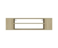 TV staliukas Pakabinama TV spintelė, ąžuolo, 100x30x26,5cm, apdirbta mediena