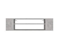 TV staliukas Pakabinama TV spintelė, betono pilka, 100x30x26,5cm, mediena