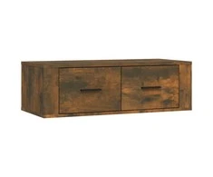 TV staliukas Pakabinama TV spintelė, dūminio ąžuolo, 80x36x25cm, mediena