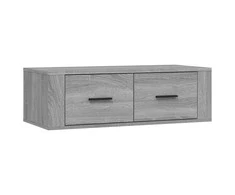 TV staliukas Pakabinama TV spintelė, pilka ąžuolo, 80x36x25cm, mediena