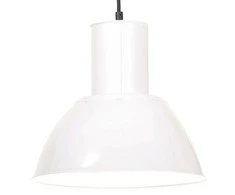 Pakabinamas šviestuvas, baltas, 28,5cm, 25W, apskritas, E27