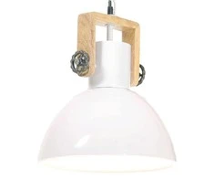 Pakabinamas šviestuvas, baltas, 30cm, 25W, apskritas, E27