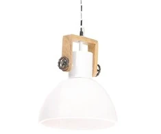Pakabinamas šviestuvas, baltas, 30cm, 25W, apskritas, E27