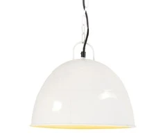 Pakabinamas šviestuvas, baltas, 31cm, 25W, apskritas, E27
