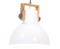 Pakabinamas šviestuvas, baltas, 40cm, 25W, apskritas, E27
