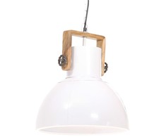 Pakabinamas šviestuvas, baltas, 40cm, 25W, apskritas, E27