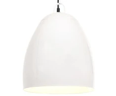 Pakabinamas šviestuvas, baltas, 42cm, 25W, apskritas, E27