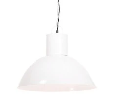 Pakabinamas šviestuvas, baltas, 48cm, 25W, apskritas, E27